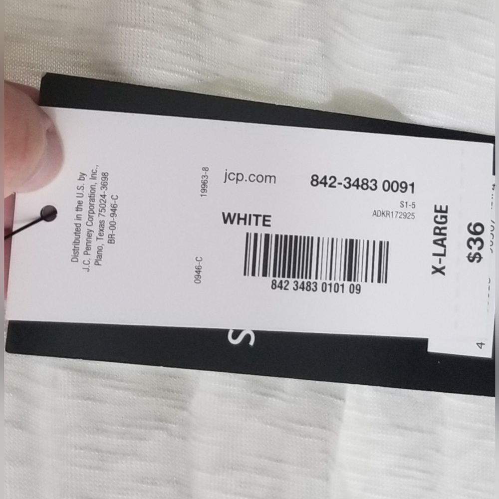 Color 1/3: white bell sleeve w lace A New Approach top - Picture 4 of 5